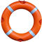 خاتم قارب نجاة عالي الكثافة ، عوامة حوض سباحة برتقالي / أحمر